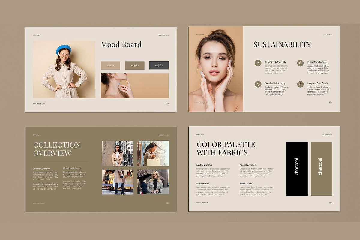 Fashion Portfolio Presentation, a Presentation Template by MightyDesign (Photo 3 of 9)