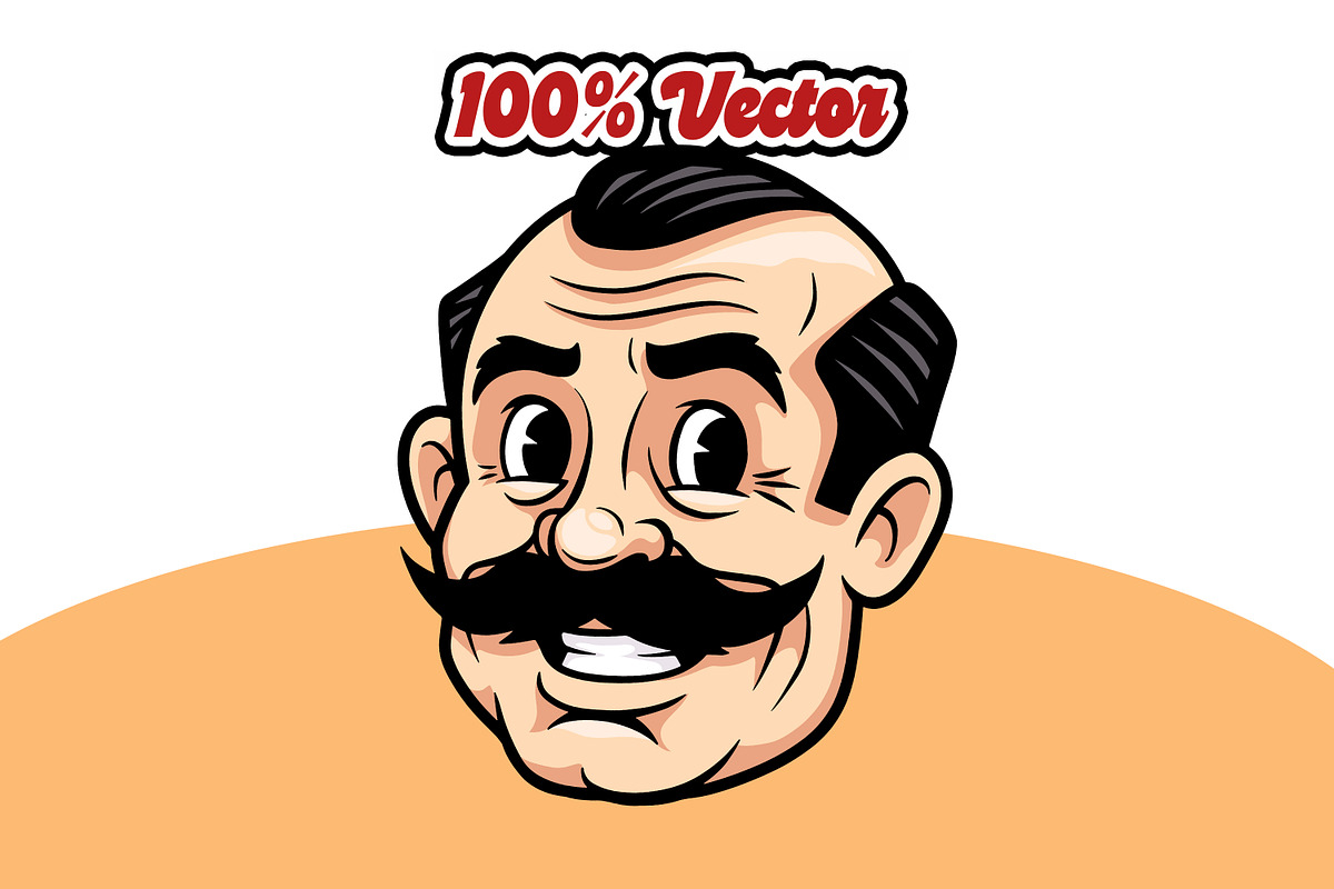 Retro People Avatar Bundle, a Person Illustration by Tekuni (Photo 10 of 12)