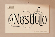 Nestfulo – Luxurious Display Font, a Font by Ekahermawan (Thumbnail 1 of 15)