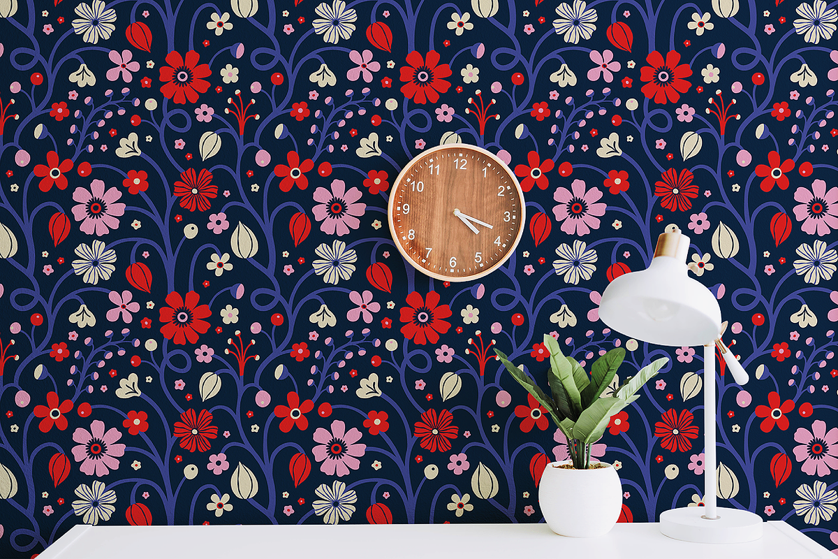Midnight Garden Graphic Collection, a Pattern Graphic by rouxsupplyco (Photo 11 of 12)