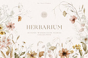 BUNDLE Watercolor Floral Graphic, a Decorative Illustration by Veris Studio (Thumbnail 34 of 43)