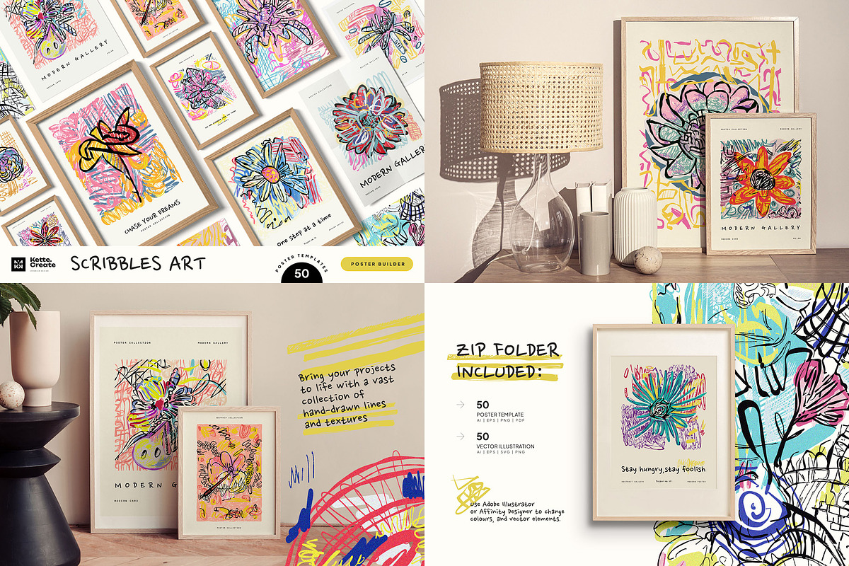 Mega Poster Bundle | 52 in 1, an Object Graphic by KetteCreate (Photo 20 of 53)