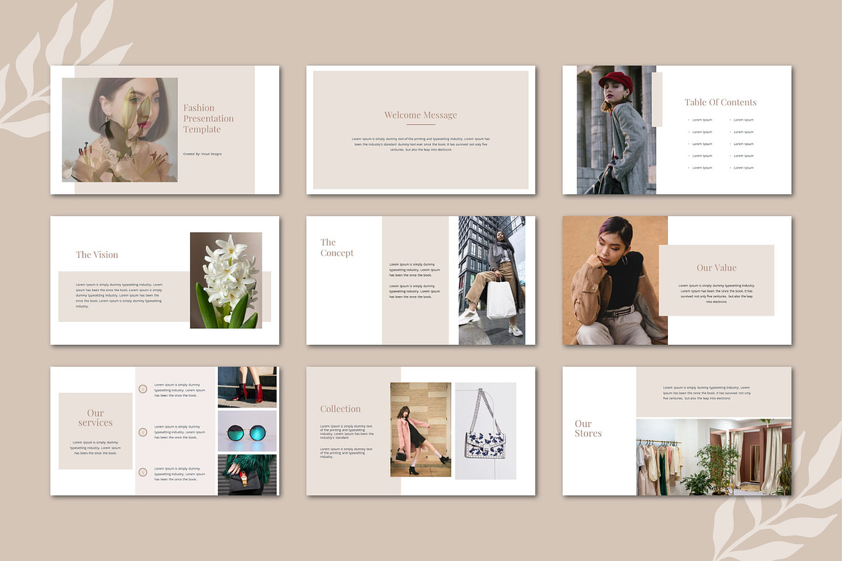 Minimalist Presentation Template, a Presentation Template by Visual Designs (Photo 2 of 5)