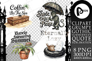 Summerween Goth Sublimation, a Seasonal Illustration by Artnoy (Thumbnail 9 of 18)