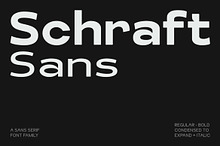 Schraft Sans Font Family