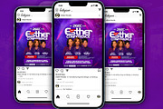 Esther Conference Church Flyer PSD, a Social Media Template by church flyer templates (Thumbnail 8 of 11)