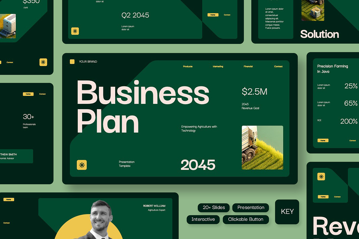 Business Plan Keynote - Agriech preview 4