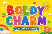 Boldy Charm – Playful Font, a Sans Serif Font by Limited.studio (Thumbnail 1 of 6)