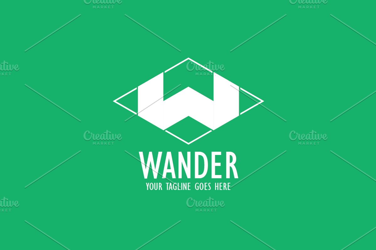 Wander Logo - Letter W, a Branding & Logo Template by MLJ studios