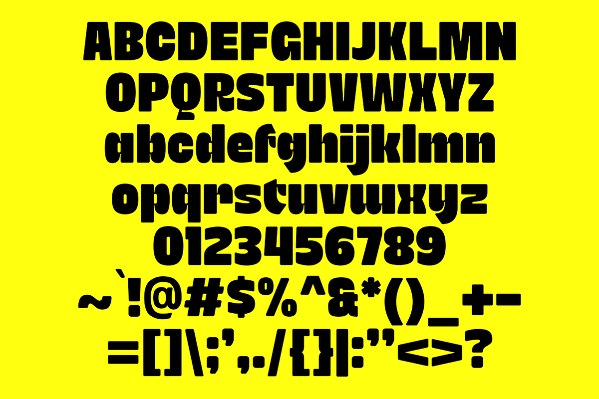 Reyork - Bold Rounded Fonts, a Sans Serif Font by Konstantine Studio (Photo 4 of 4)