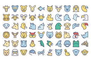 1200 Animal & Bird Icon Pack