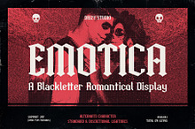 Emotica – Blackletter Romance Font
