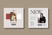 Minimal Fashion Social Media Post, a Social Media Template by MightyDesign (Thumbnail 4 of 8)