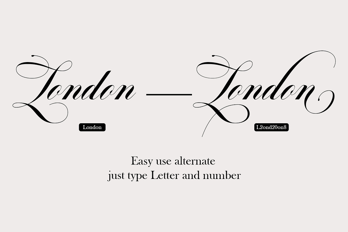 Bedlingham, a Script Font by Teweka (Photo 4 of 12)