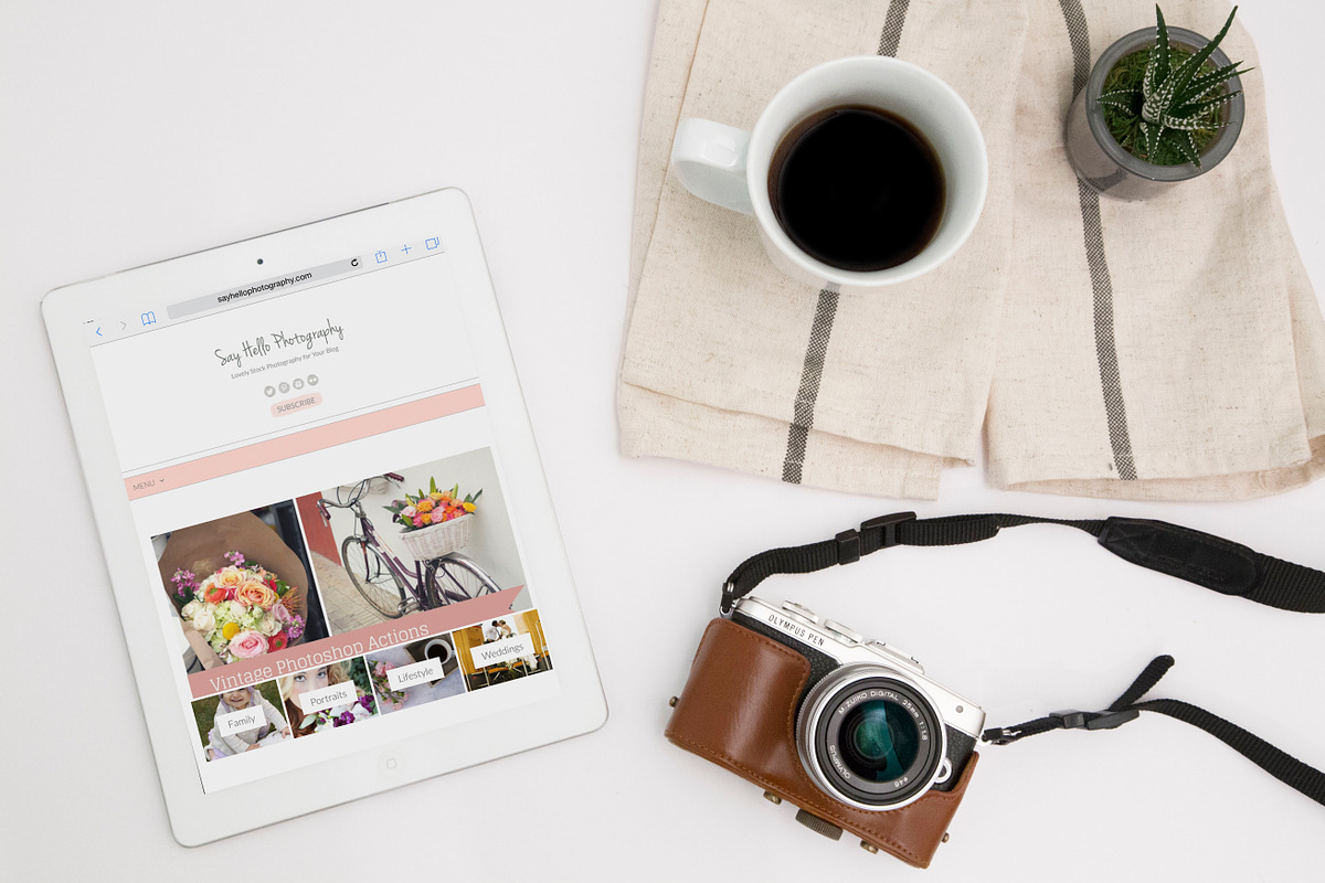 The Photographer- Photos & Mockup, an iPad Mockup by Say Hello Photos (Photo 1 of 3)