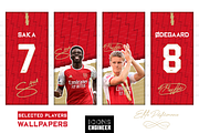 Arsenal 23/24 Theme Pack | Home Kit, an Icon by IconsEngineer (Thumbnail 4 of 11)