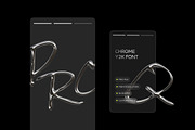 Chrome Y2K Font, an Object Graphic by Illustrava (Thumbnail 6 of 7)