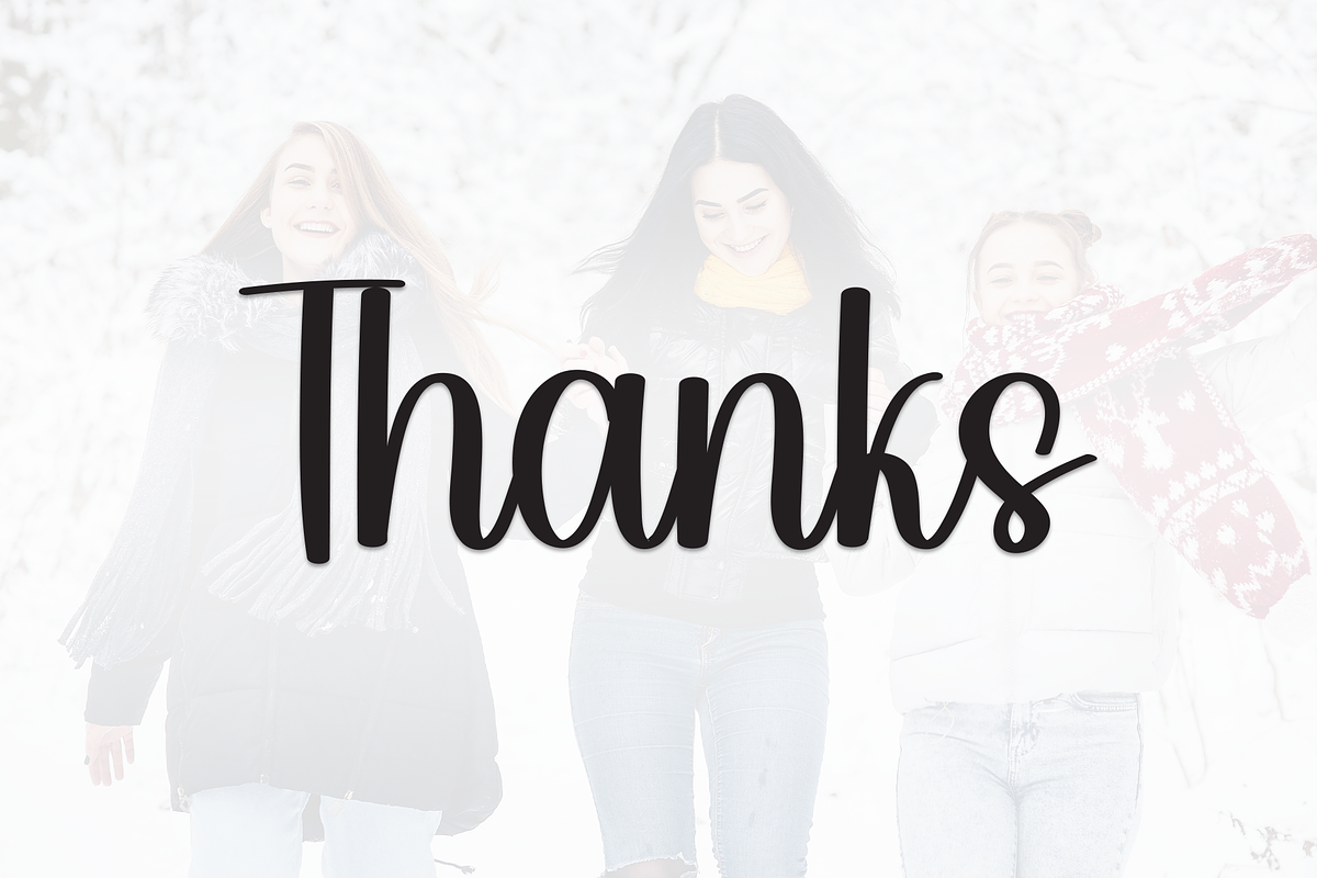 Snowteen | Script Font, a Script Font by Scratchones (Photo 8 of 8)