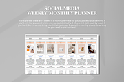Simple Social Media Planner Template, a Social Media Template by SociallyyCreative (Thumbnail 2 of 9)