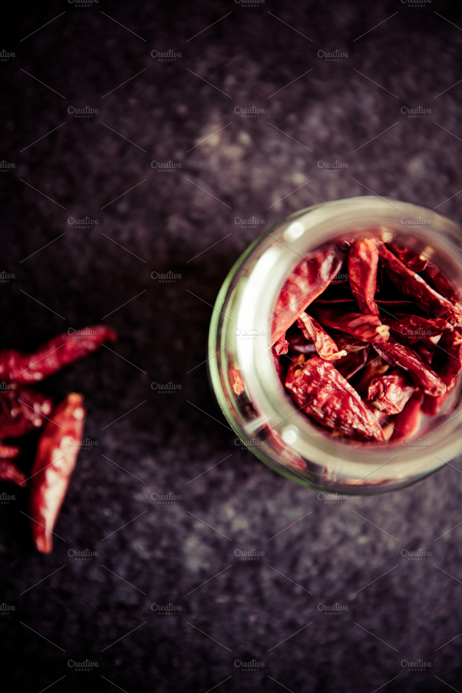 Red Pepper Containing Spicy Spice And Spicery