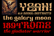 Oreyohi - Vintage Fancy Font, a Blackletter Font by madeDeduk (Thumbnail 5 of 10)