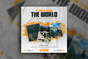 Travel social media post banner, a Social Media Template by Tanmoy Topu (Thumbnail 9 of 11)