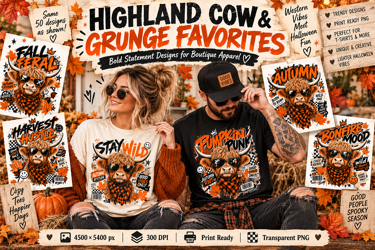 50 Halloween T-Shirt PNG Bundle, an Object Graphic by Designertale (Photo 8 of 11)