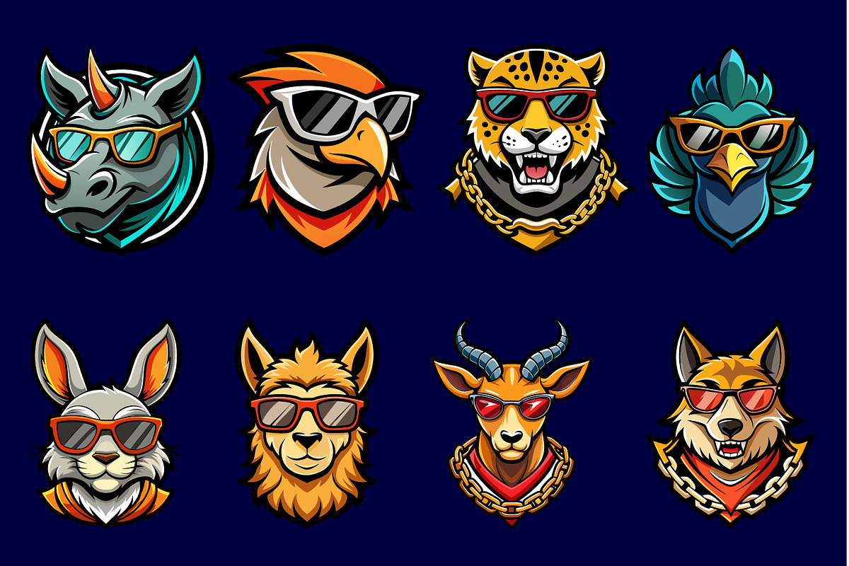 Animal Mascot Logo Illustration 3, an Illustration by Riswan Ratta (Photo 3 of 3)