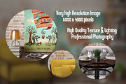 Canvas Poster Mock Up V3, a Print Template by Pixel Place (Thumbnail 2 of 6)