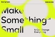 DT Synthax Sans, a Sans Serif Font by Deveze Type Foundry (Thumbnail 9 of 15)