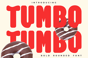 Tumbo Bold Rounded Font, a Font by PutraCetol Studio
