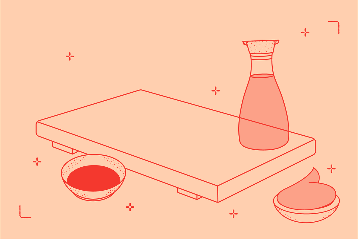 Sushi Vector Food Illustrations, a Food Illustration by TheFoodAtlas (Photo 13 of 15)
