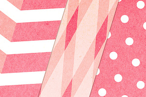 Texture Pink 12 Pattern Set