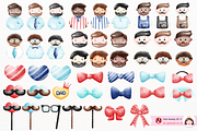 Father's day clipart, Dad clipart, a Seasonal Illustration by ponponartwork (Thumbnail 2 of 8)