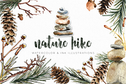 Nature Hike Watercolor, an Illustration by plaidGecko (Thumbnail 1 of 7)
