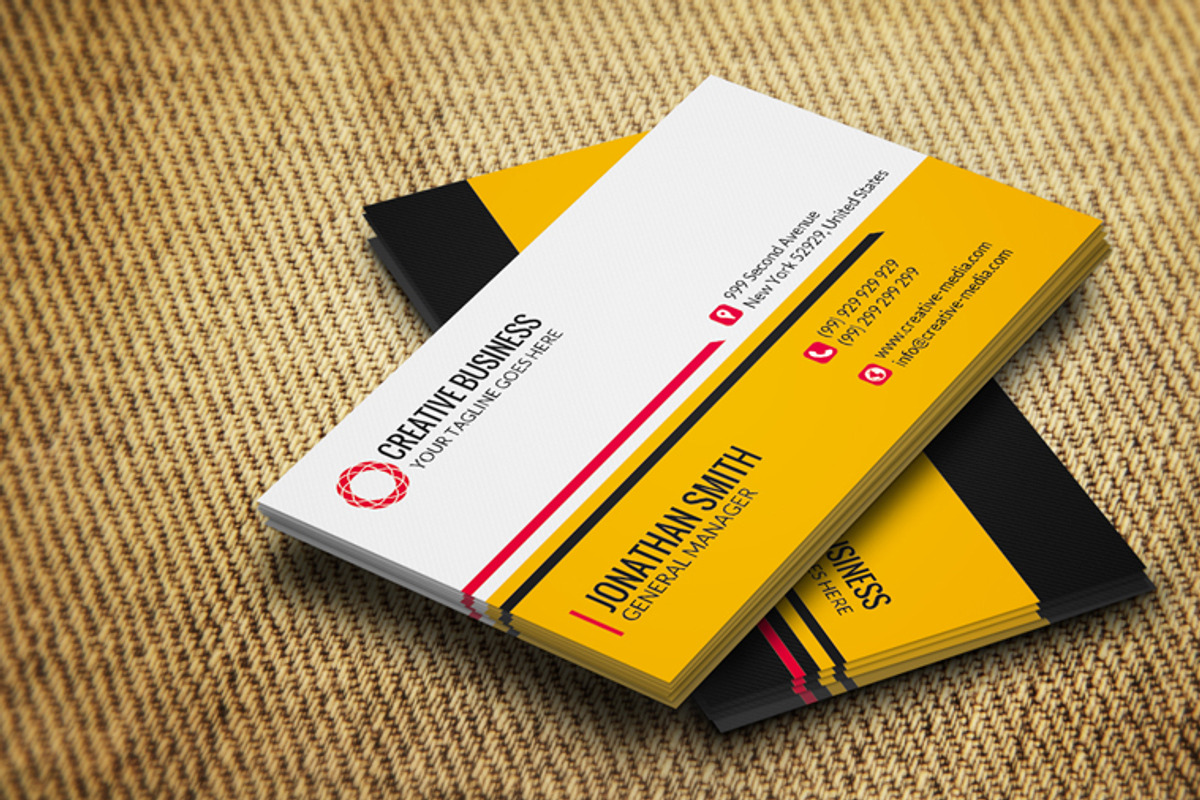 Modern Business Card CM030, a Business Card Template by annozio (Photo 3 of 4)