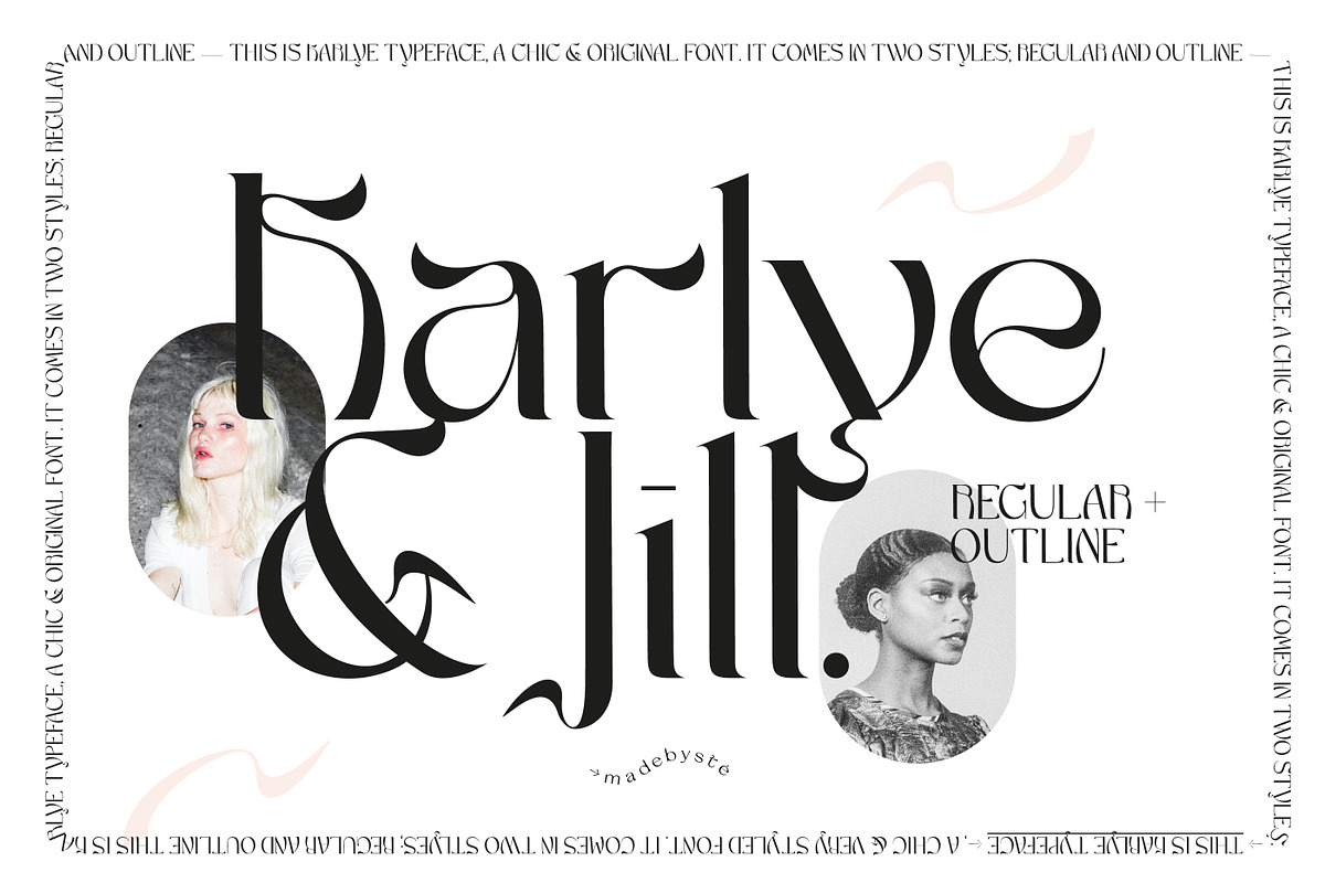 KARLYE — STYLISH FONT DUO, a Serif Font by Madebysté. (Photo 11 of 12)