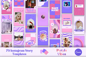 Retro Instagram Story Template Canva