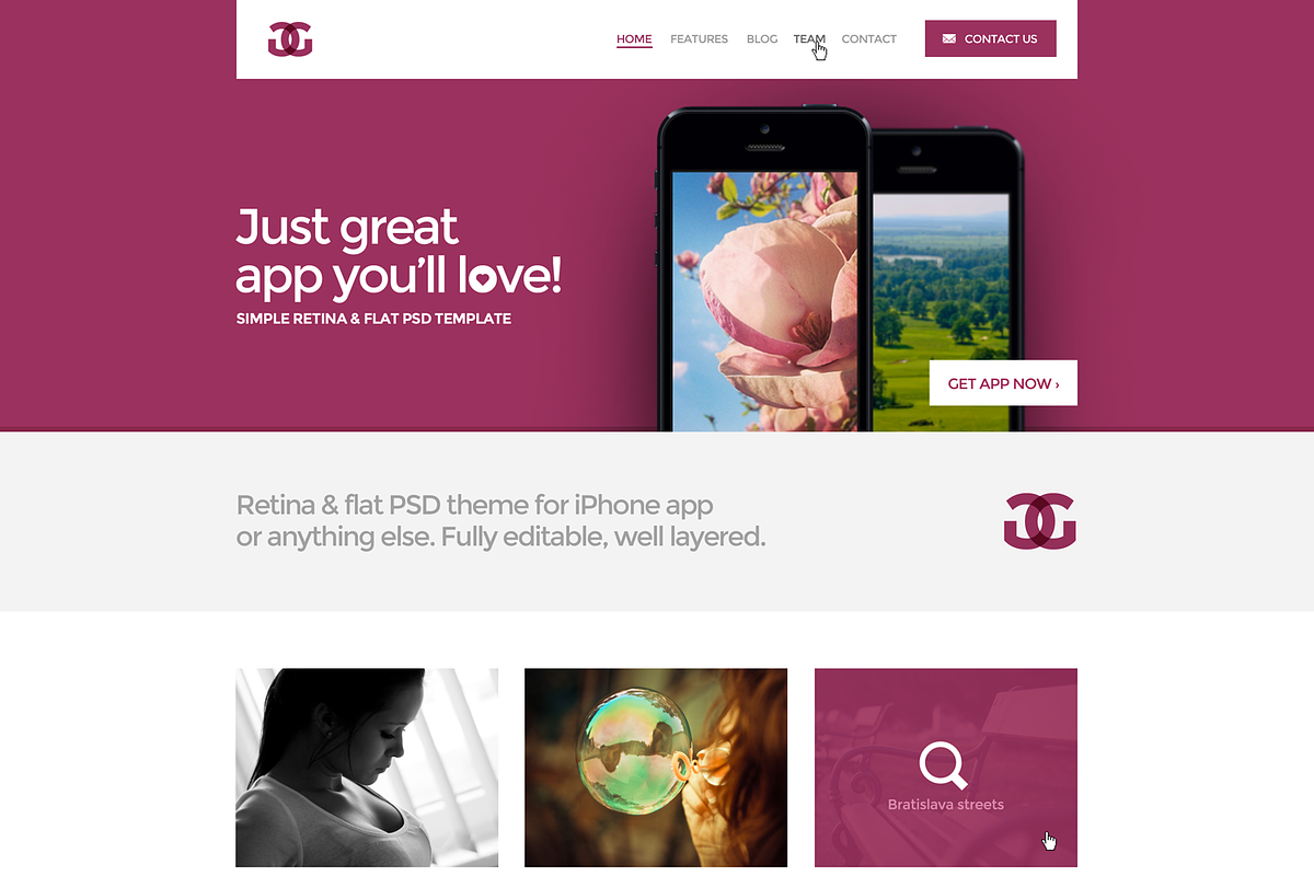 3in1! The GG — Retina Template, an App Template by Viktor Hanacek (Photo 3 of 4)