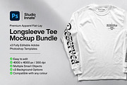 Long Sleeve Tee - Mockup Bundle, a Hoody Mockup by Studio Innate (Thumbnail 1 of 8)