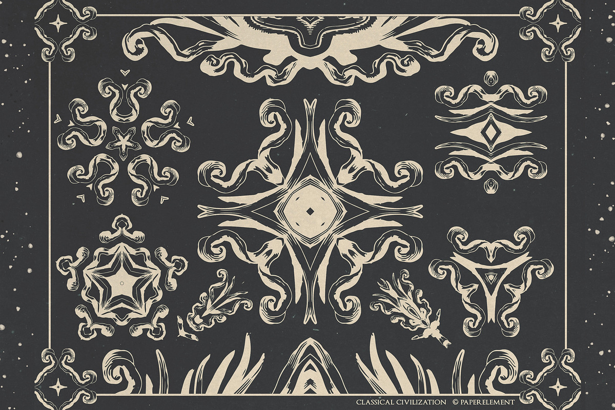 370 Classical Scene-Building Vectors, an Object Illustration by Paper Element (Photo 7 of 17)