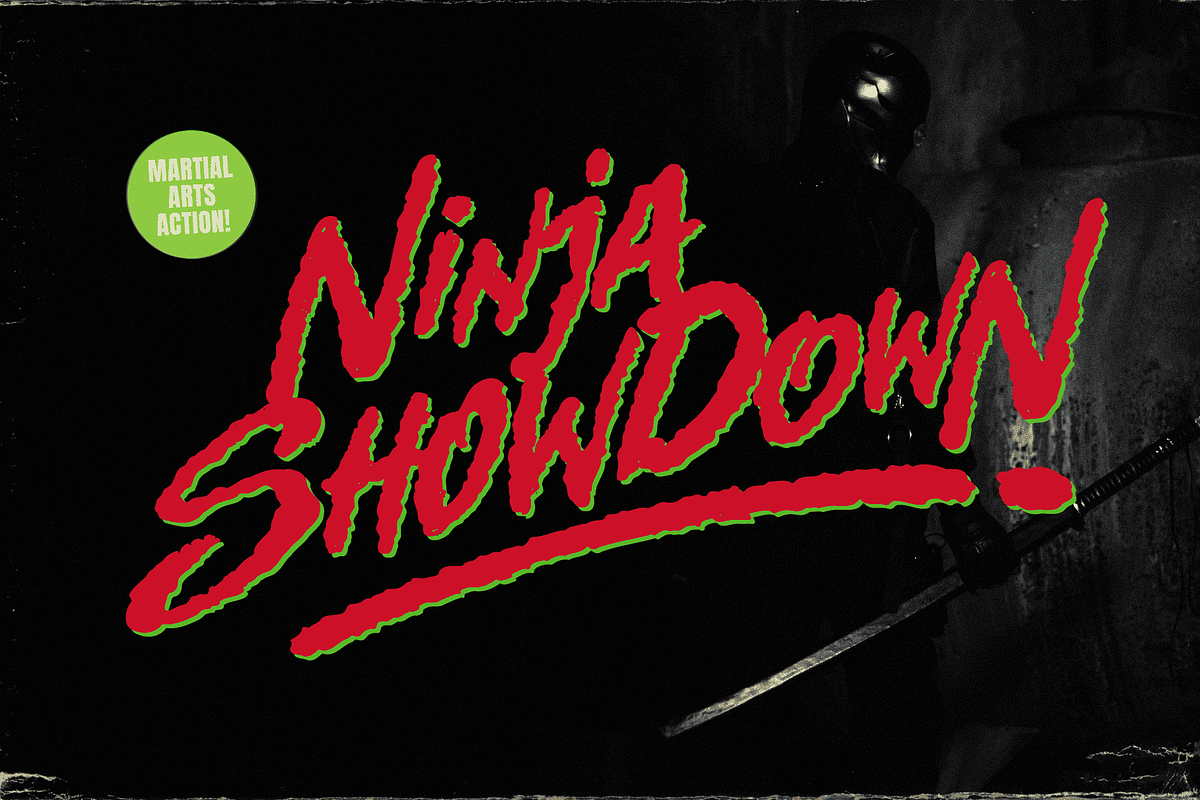 Street Punks: Retro Graffiti Font, a Handwritten Font by Wingsart Studio (Photo 13 of 16)