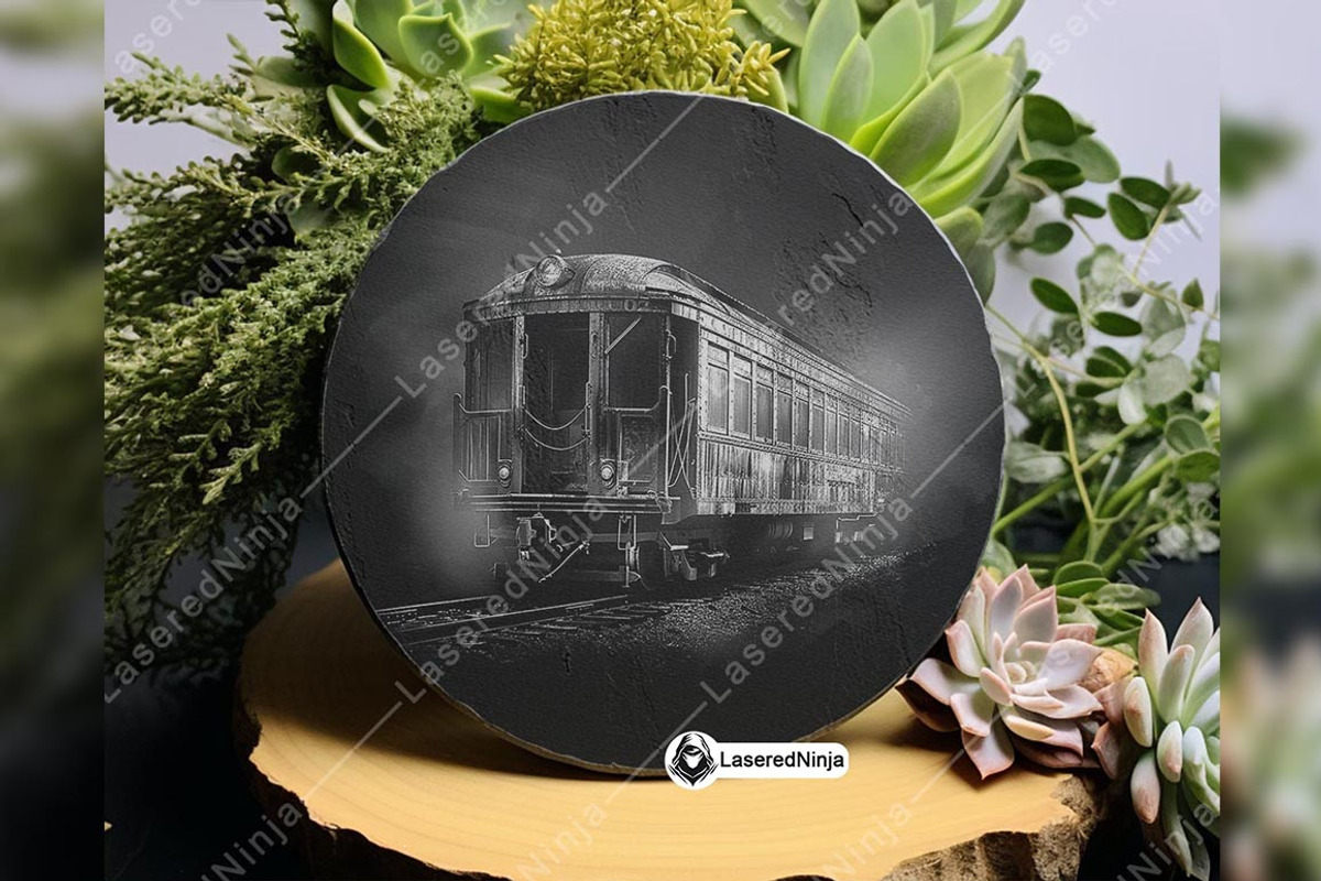 Eerie Train Car Halloween Railroad, a Background Graphic by LaseredNinja (Photo 5 of 7)
