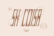SK Coisa — Decorative Slanted Font, a Font by Shriftovik Type Foundry (Thumbnail 1 of 8)