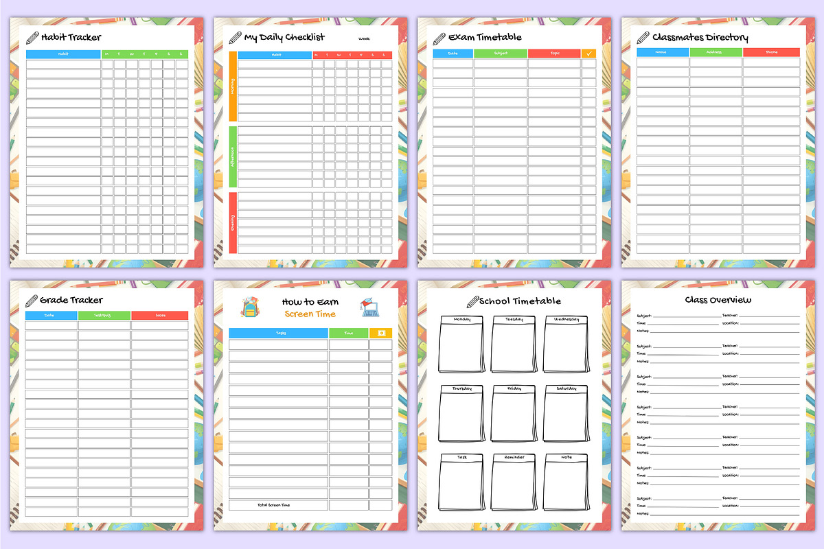 2026 Academic Workbook for Kids Kdp, a Stationery Template by Mustafiz (Photo 9 of 11)