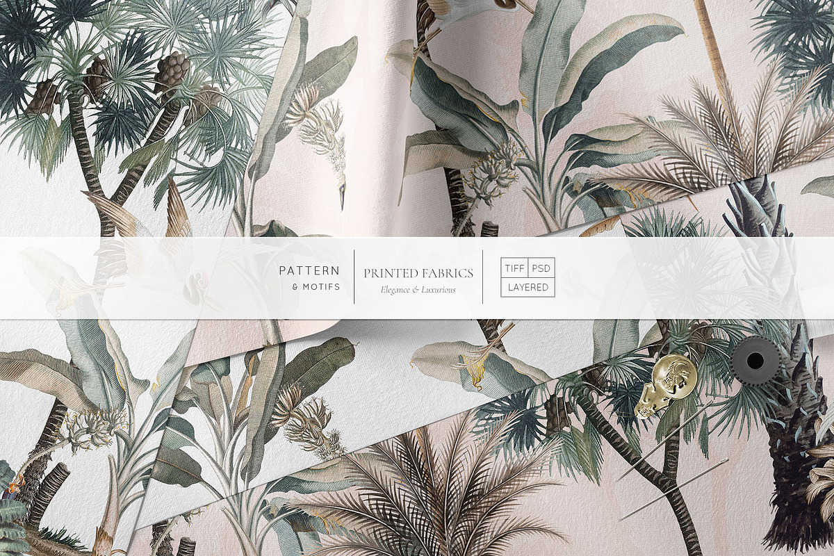 Exotic, Elegant Tropical Prints, a Pattern Graphic by Pink Linen (Photo 12 of 12)