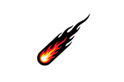 Fire Meteor Comet Silhouette Bundle, an Illustration by Designs_River (Thumbnail 15 of 51)