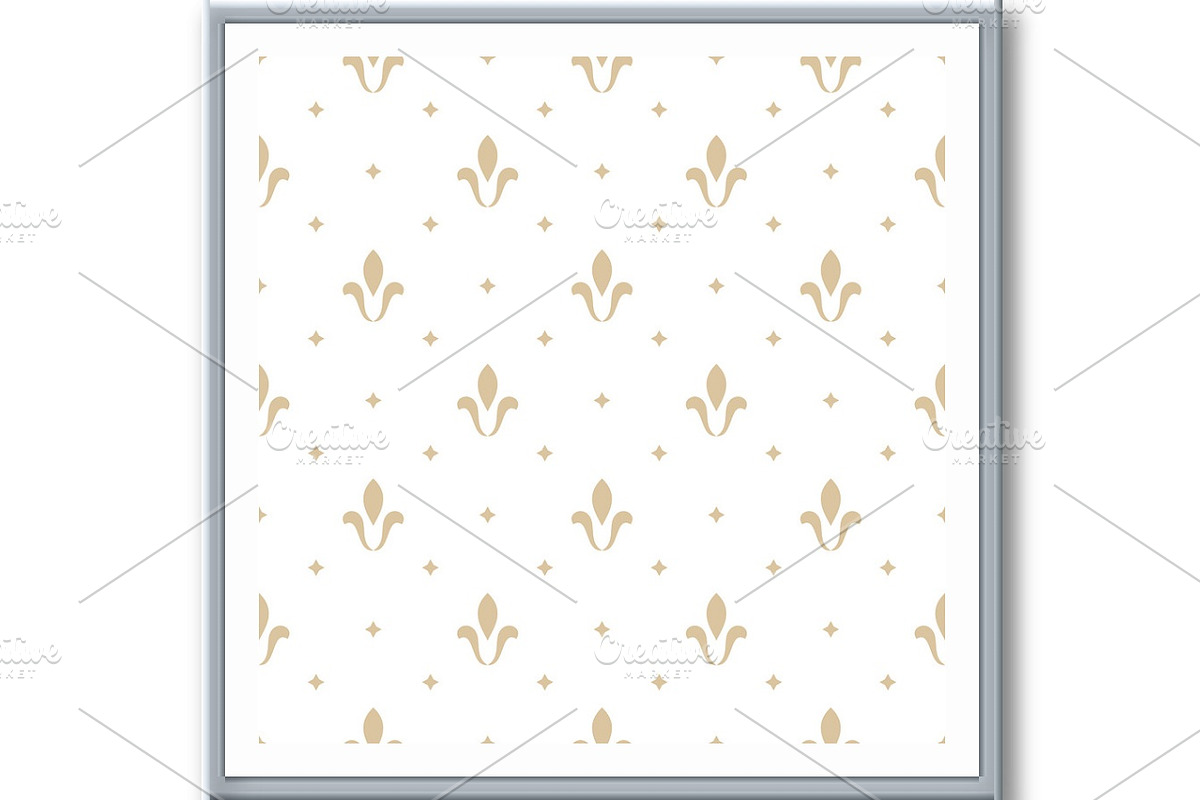 Geometric seamless floral pattern, a Pattern Graphic by RODINA (Photo 3 of 3)