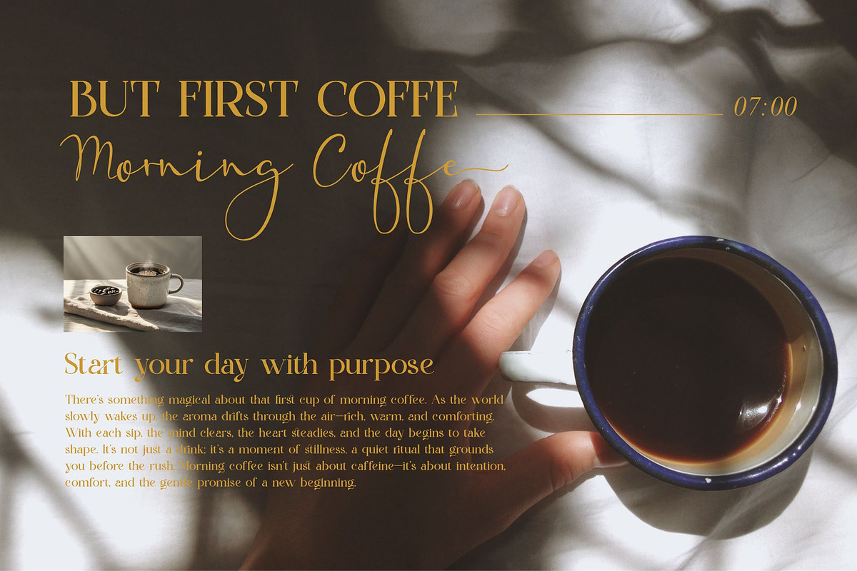 Gaston Honey - A New Font Duo, a Serif Font by Ermedia Studio (Photo 6 of 10)