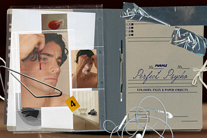 Perfect Psycho: Analog Collage Kit, an Object Graphic by Purple